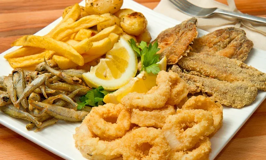 Fritura de pescado crujiente